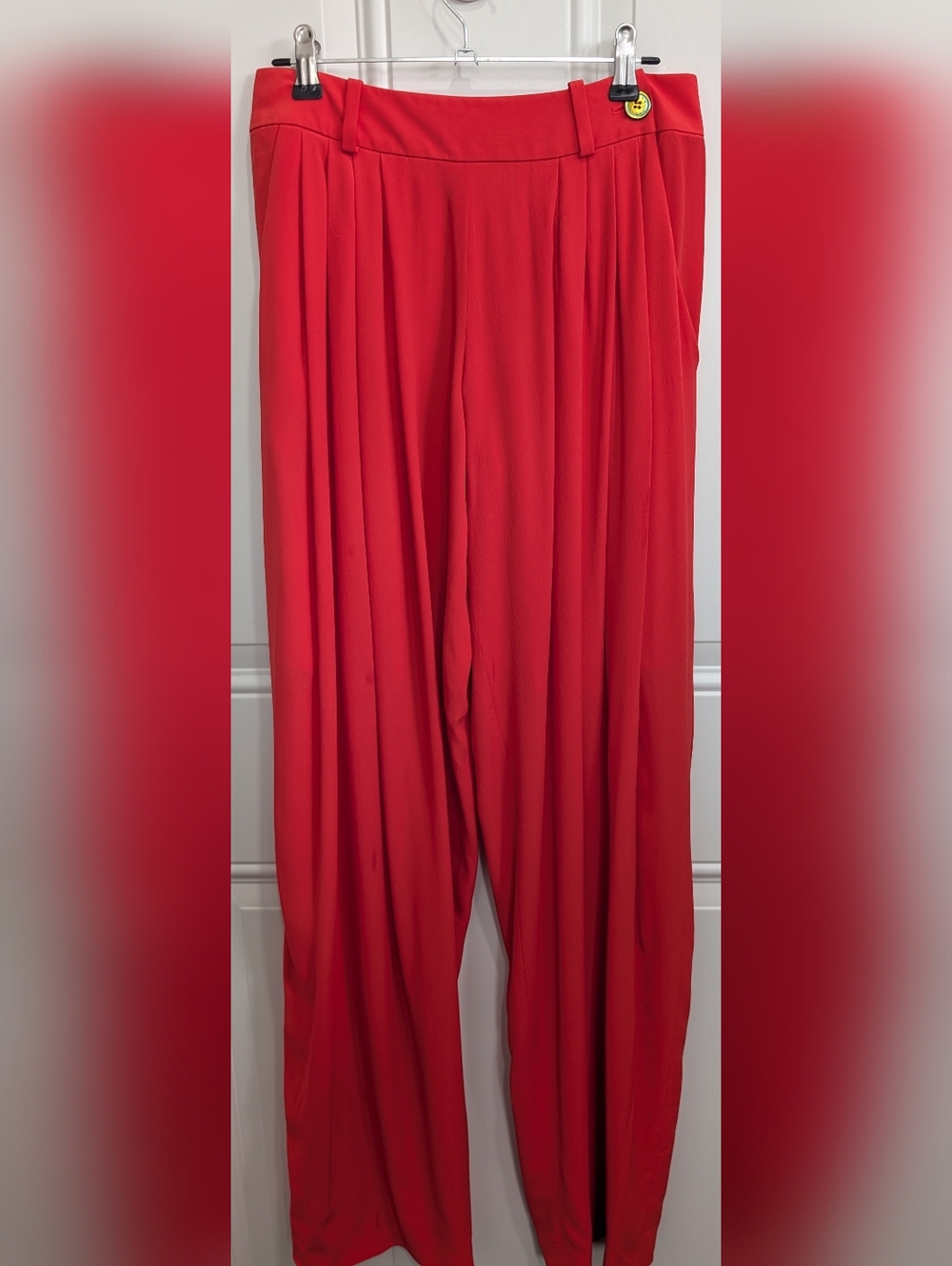 Vtg Rare Kenzo Paris pleated  trousers Acetate/Silk  Made In France. Y2k